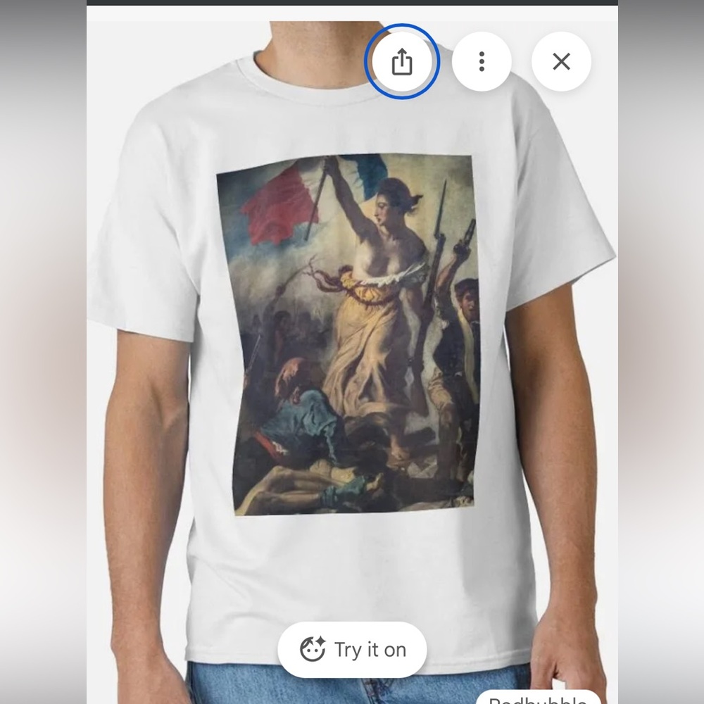 Louvre Paris - La Liberté
Guidant le Peuple Classic T-
Shirt